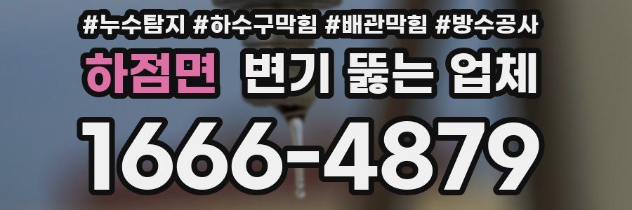 하점면 변기 뚫는 업체