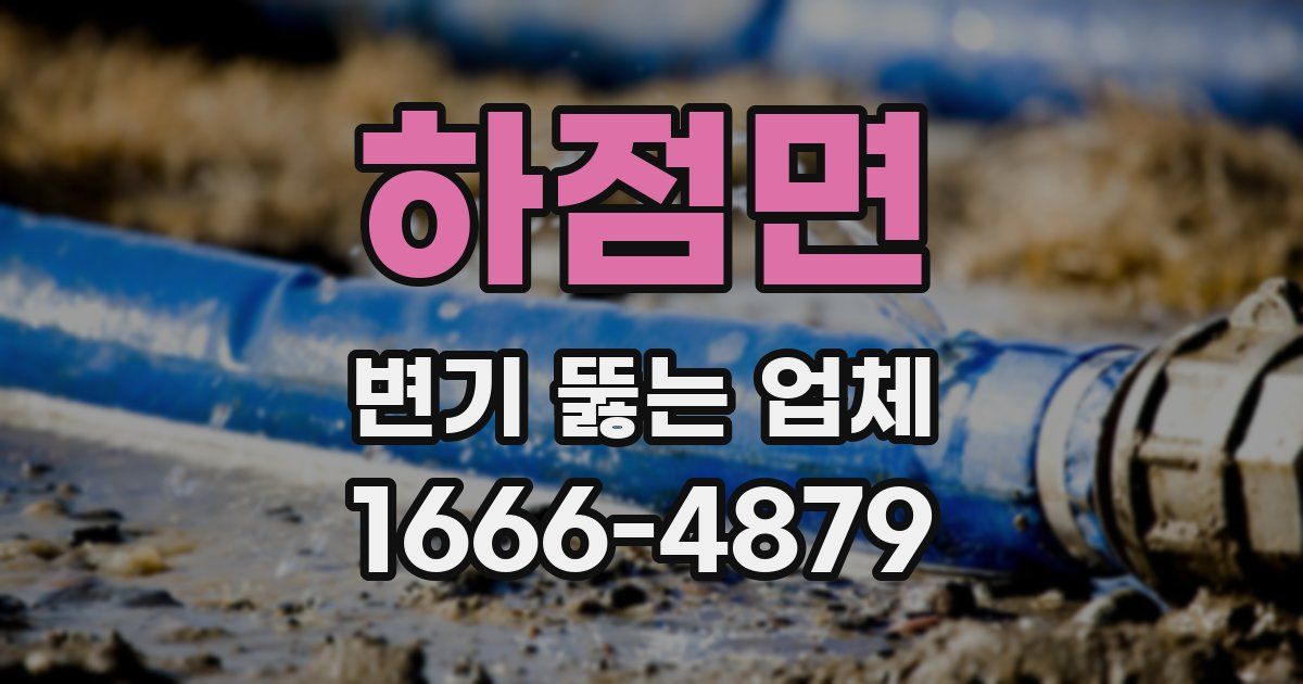 하점면 변기 뚫는 업체