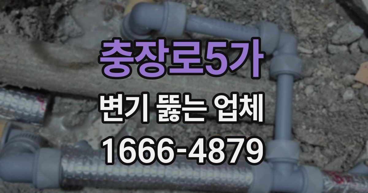 충장로5가 변기 뚫는 업체