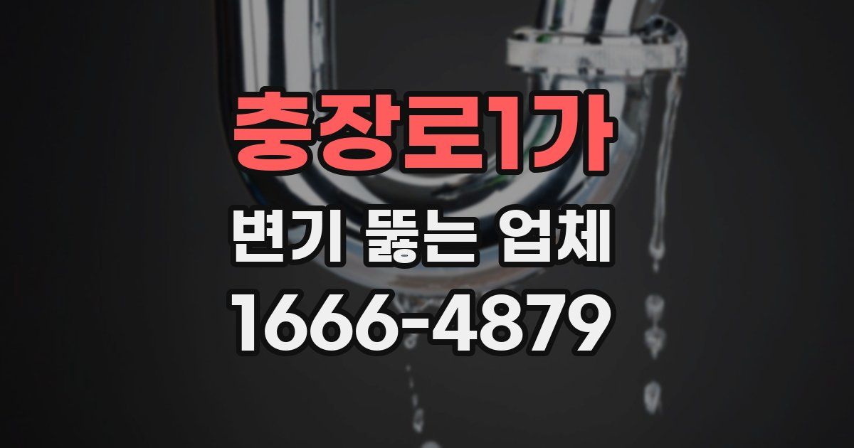 충장로1가 변기 뚫는 업체