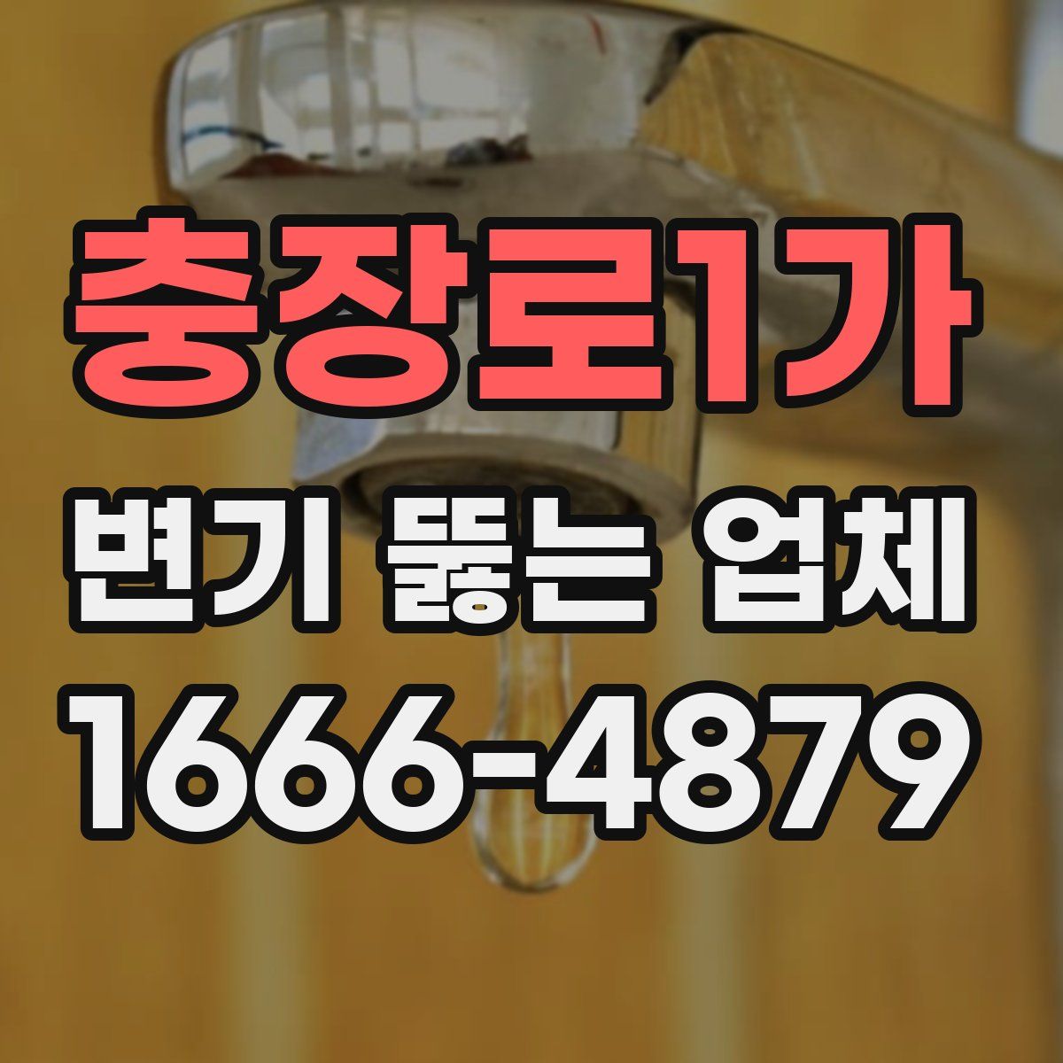 충장로1가 변기 뚫는 업체