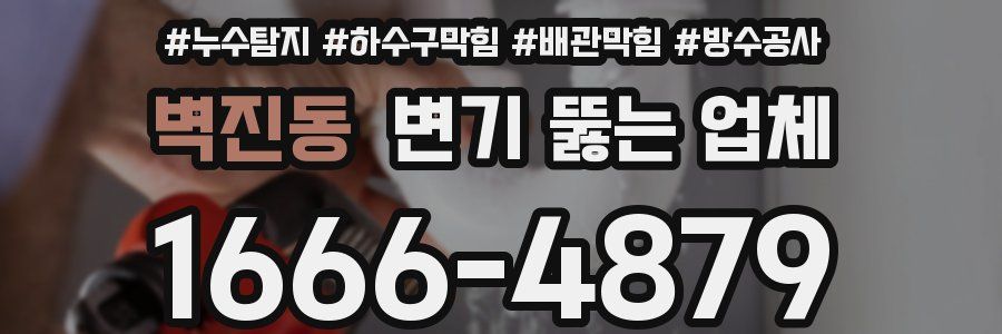 벽진동 변기 뚫는 업체