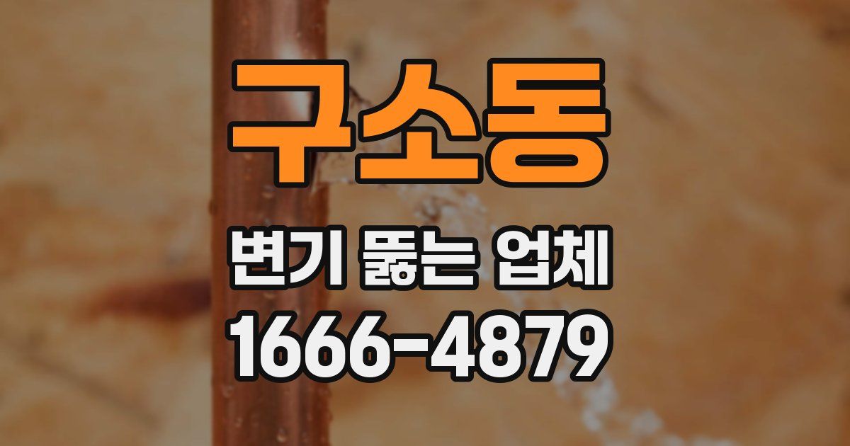 구소동 변기 뚫는 업체