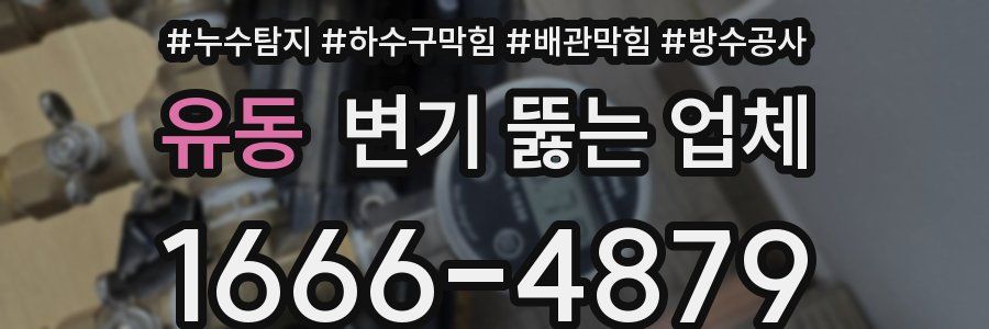 유동 변기 뚫는 업체