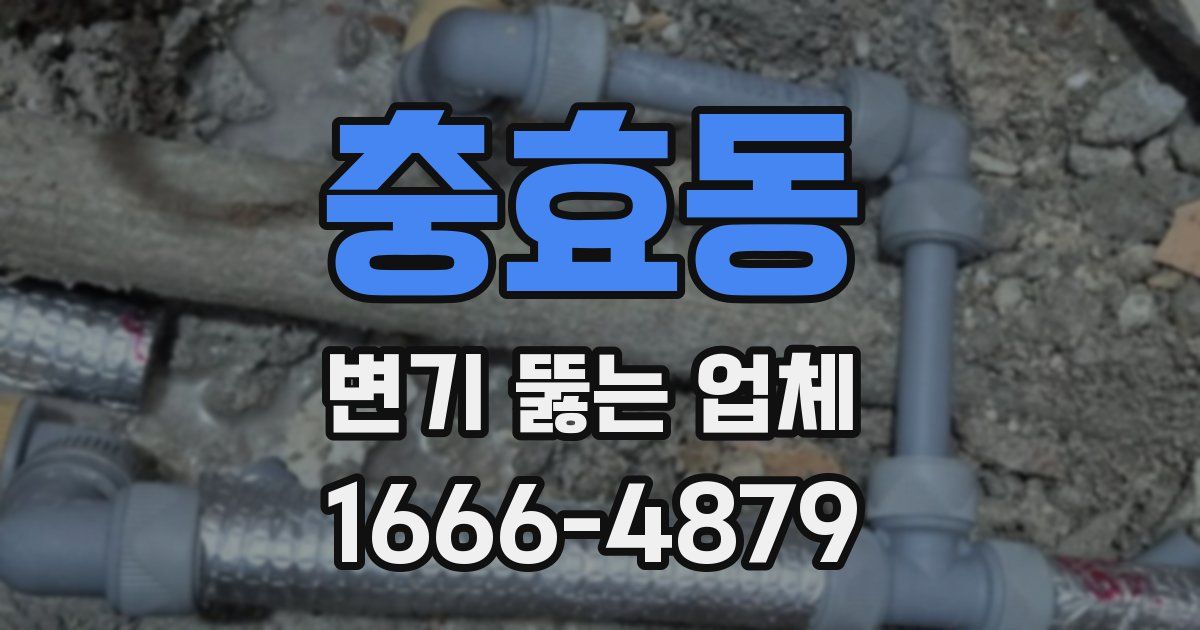 충효동 변기 뚫는 업체