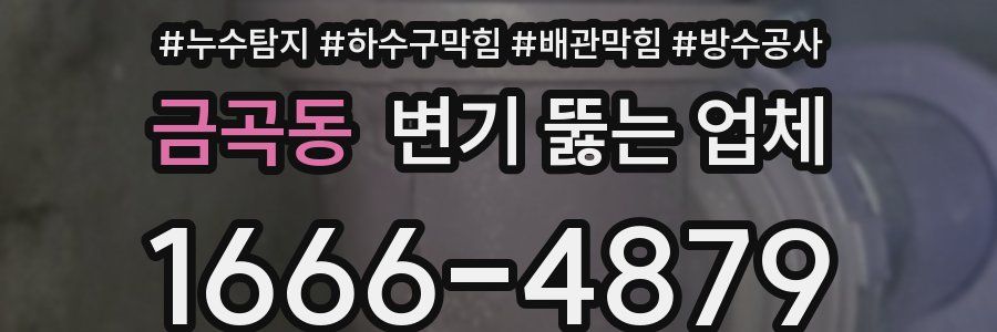 금곡동 변기 뚫는 업체