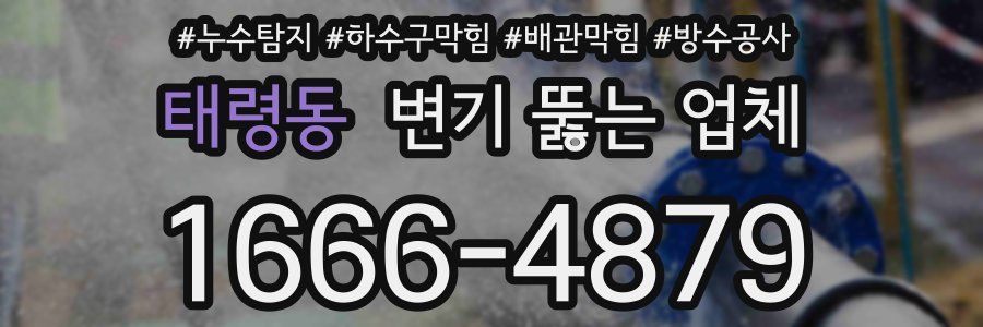 태령동 변기 뚫는 업체