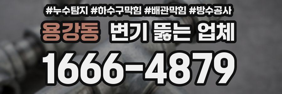 용강동 변기 뚫는 업체