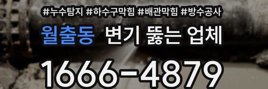 월출동 변기 뚫는 업체