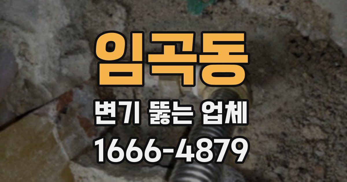 임곡동 변기 뚫는 업체