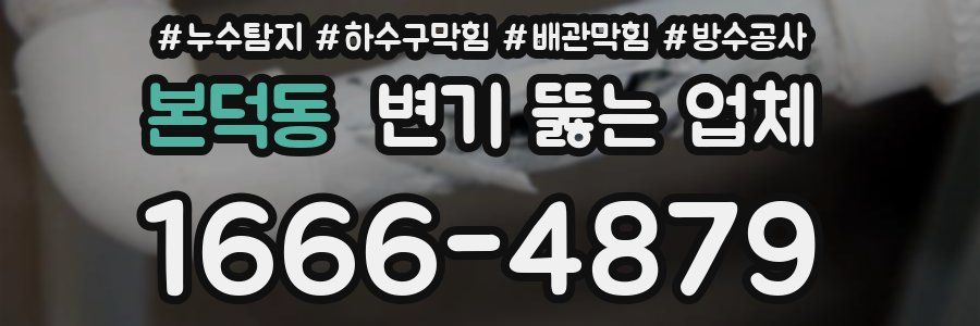 본덕동 변기 뚫는 업체