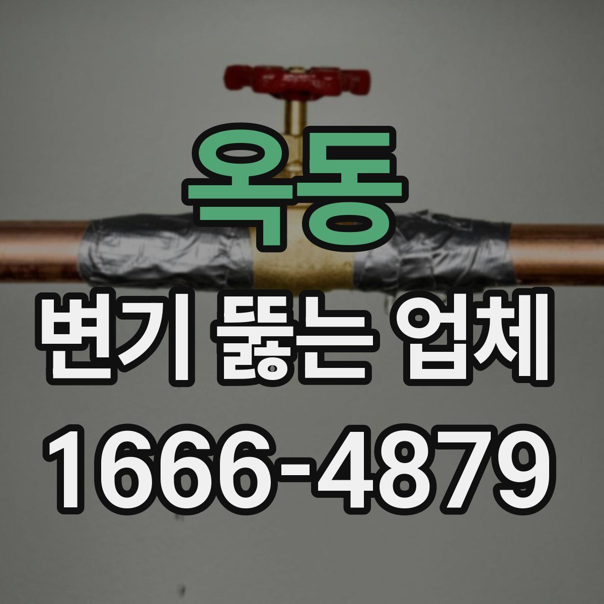옥동 변기 뚫는 업체