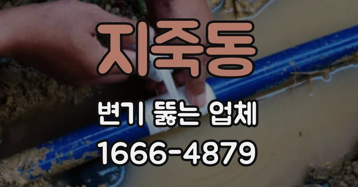 지죽동 변기 뚫는 업체