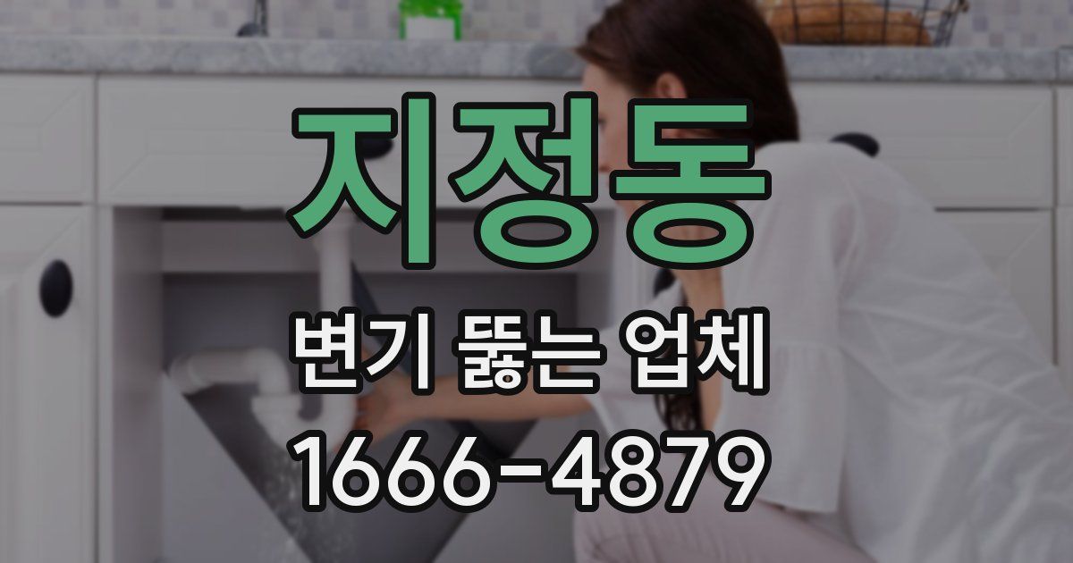 지정동 변기 뚫는 업체
