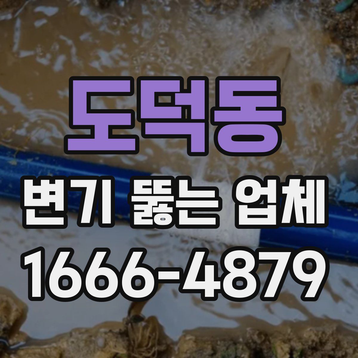 도덕동 변기 뚫는 업체