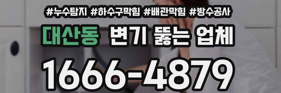 대산동 변기 뚫는 업체