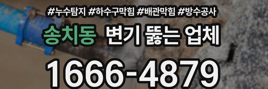 송치동 변기 뚫는 업체
