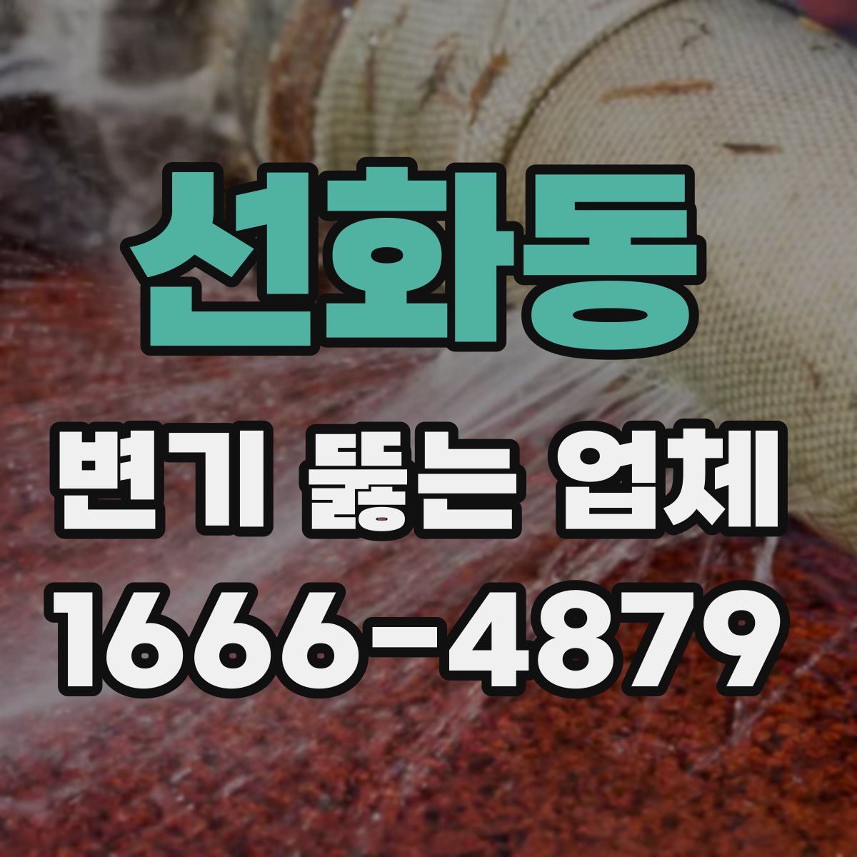 선화동 변기 뚫는 업체