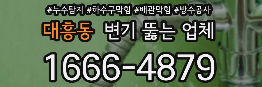 대흥동 변기 뚫는 업체