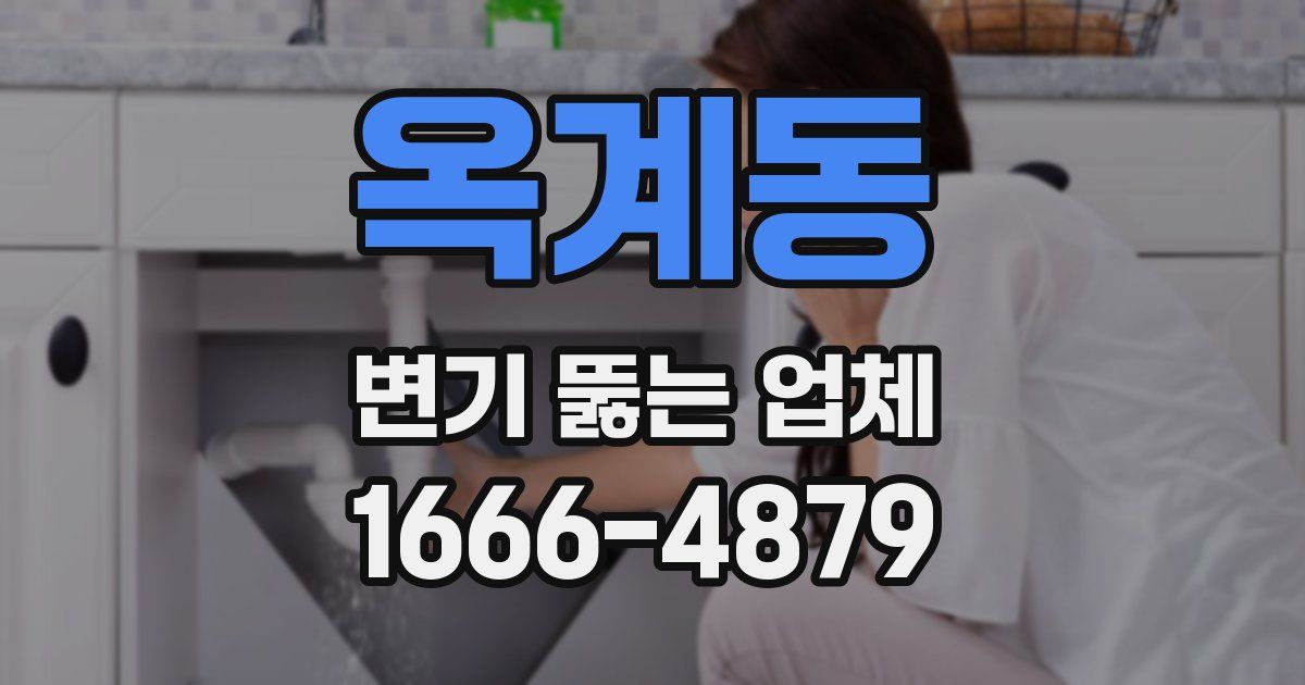 옥계동 변기 뚫는 업체