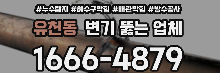 유천동 변기 뚫는 업체