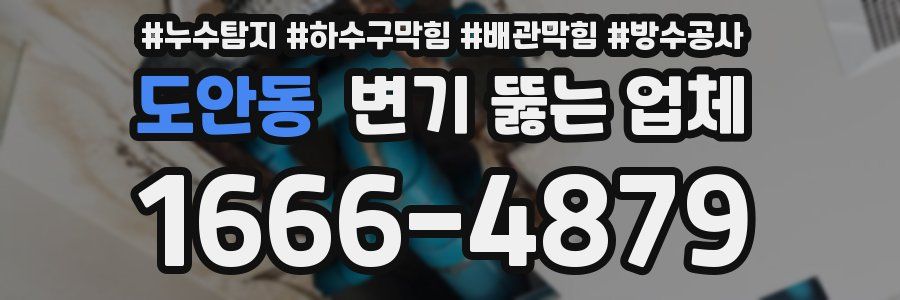 도안동 변기 뚫는 업체