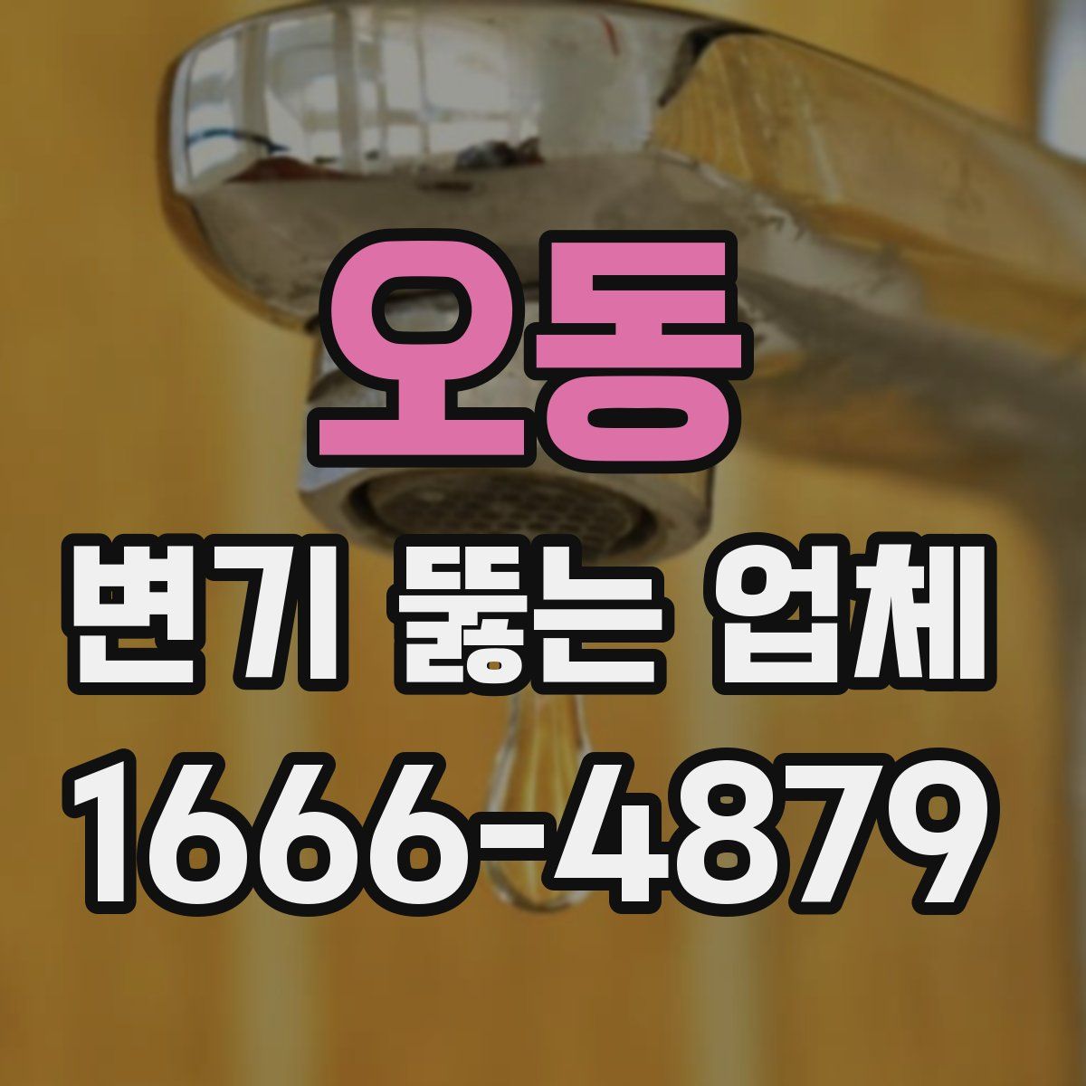 오동 변기 뚫는 업체