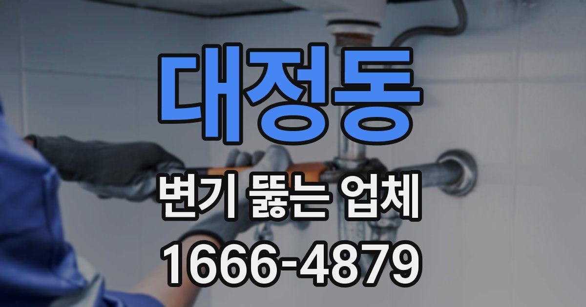 대정동 변기 뚫는 업체
