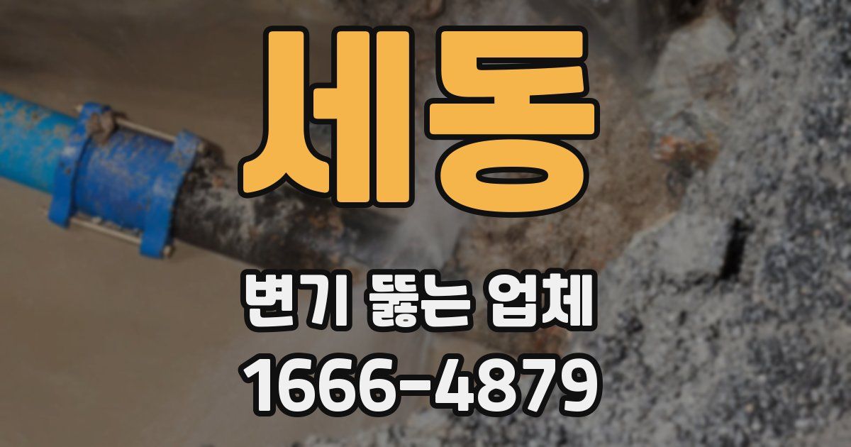 세동 변기 뚫는 업체