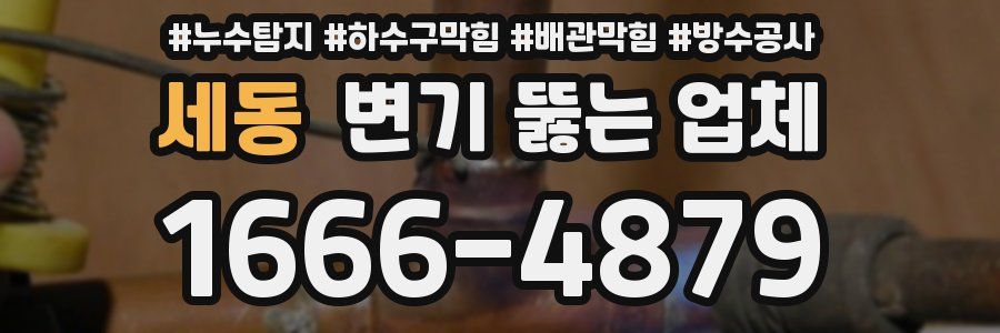 세동 변기 뚫는 업체