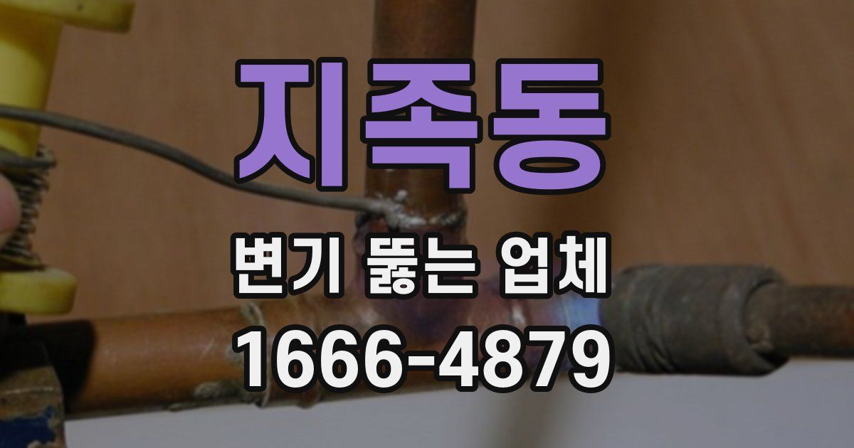 지족동 변기 뚫는 업체