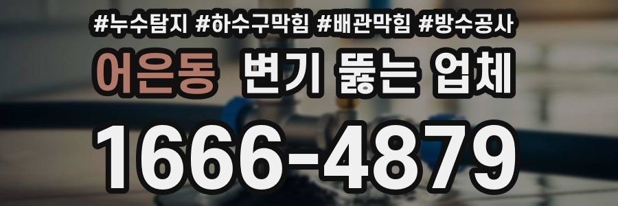 어은동 변기 뚫는 업체