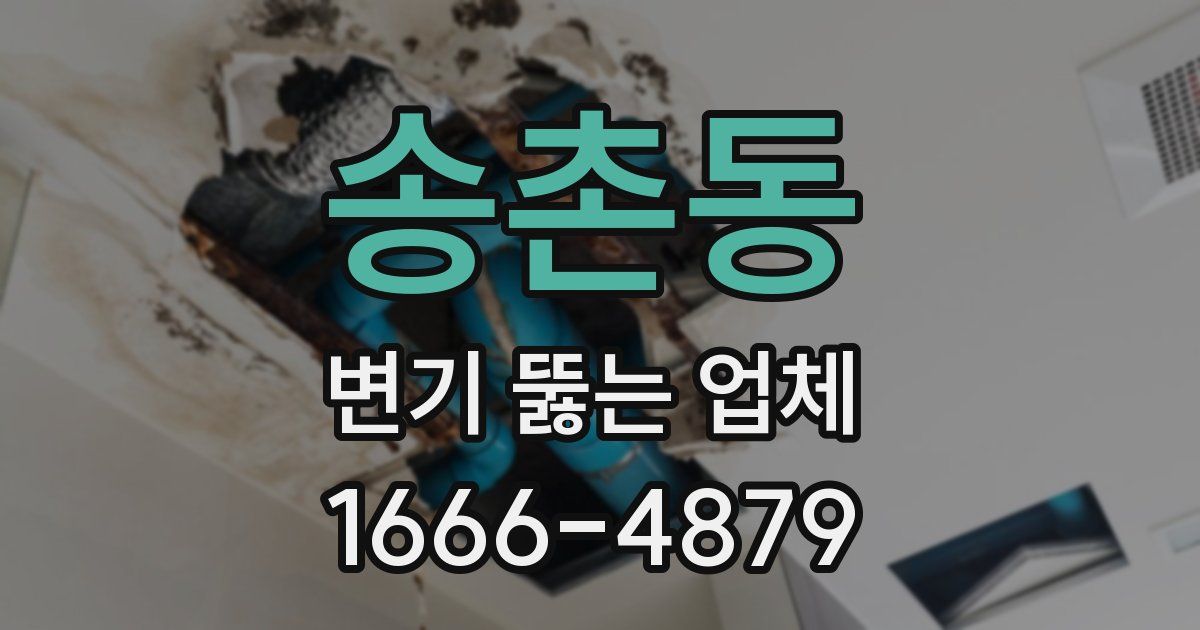 송촌동 변기 뚫는 업체