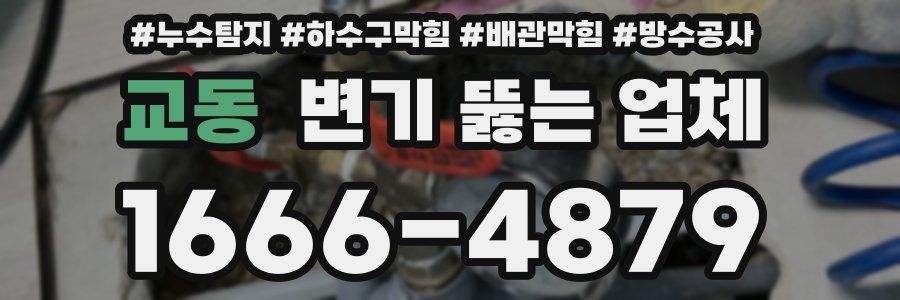교동 변기 뚫는 업체