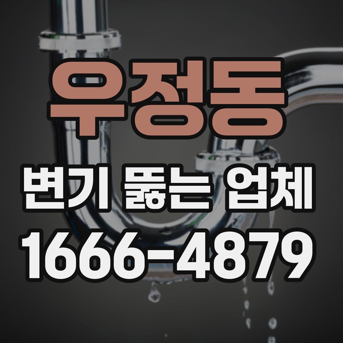 우정동 변기 뚫는 업체