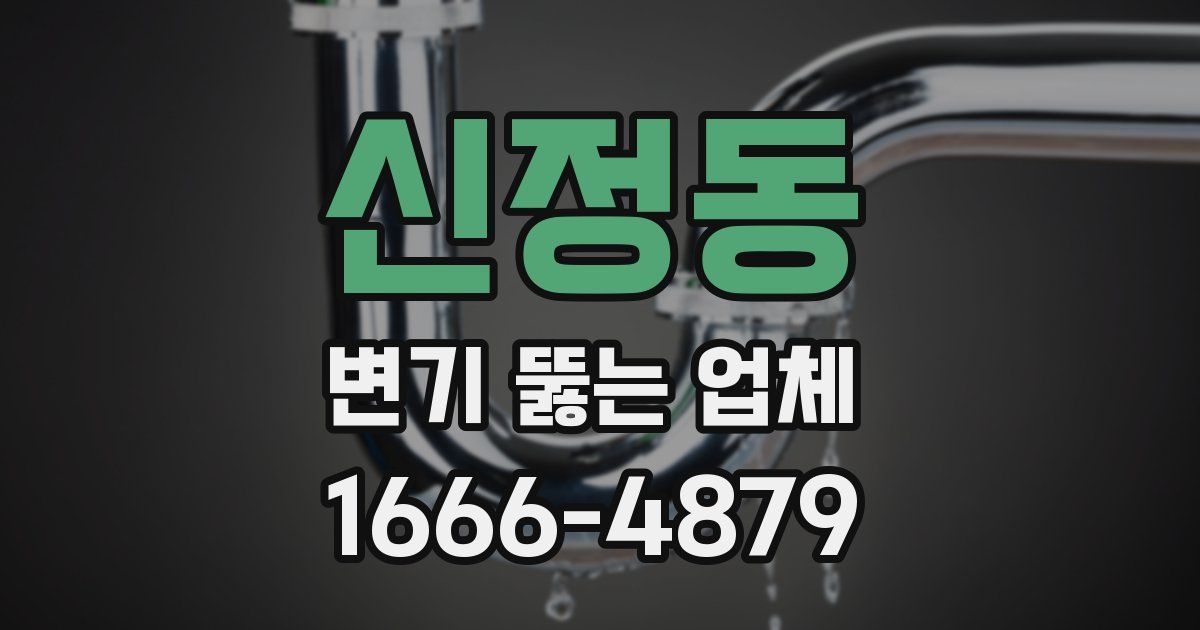 신정동 변기 뚫는 업체