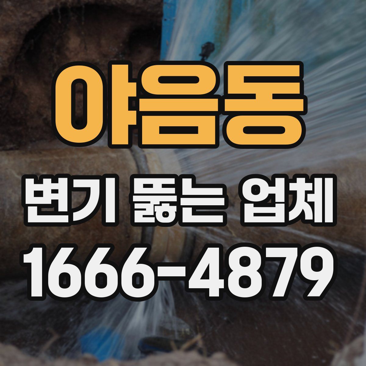 야음동 변기 뚫는 업체