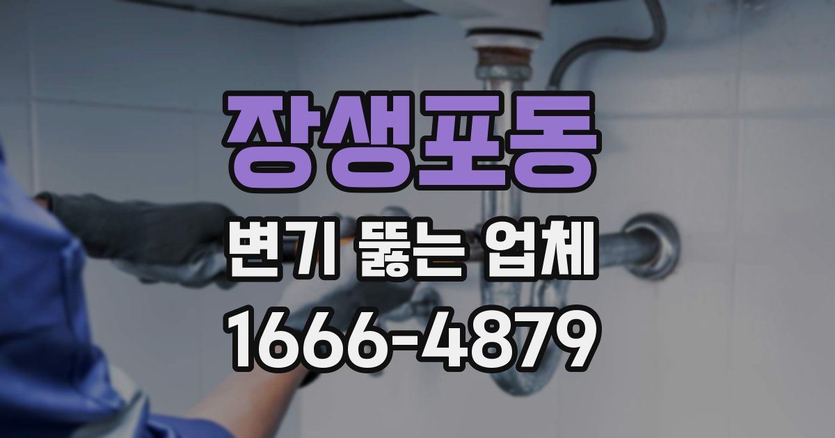 장생포동 변기 뚫는 업체