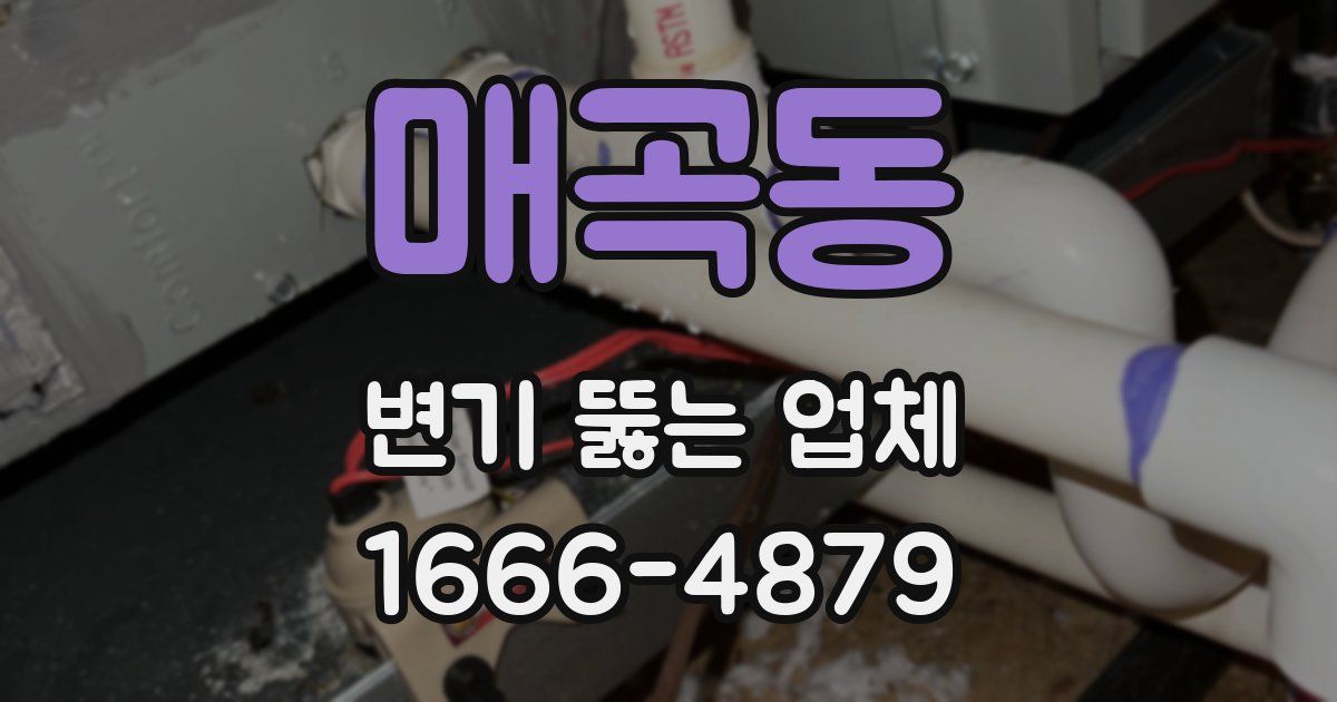 매곡동 변기 뚫는 업체