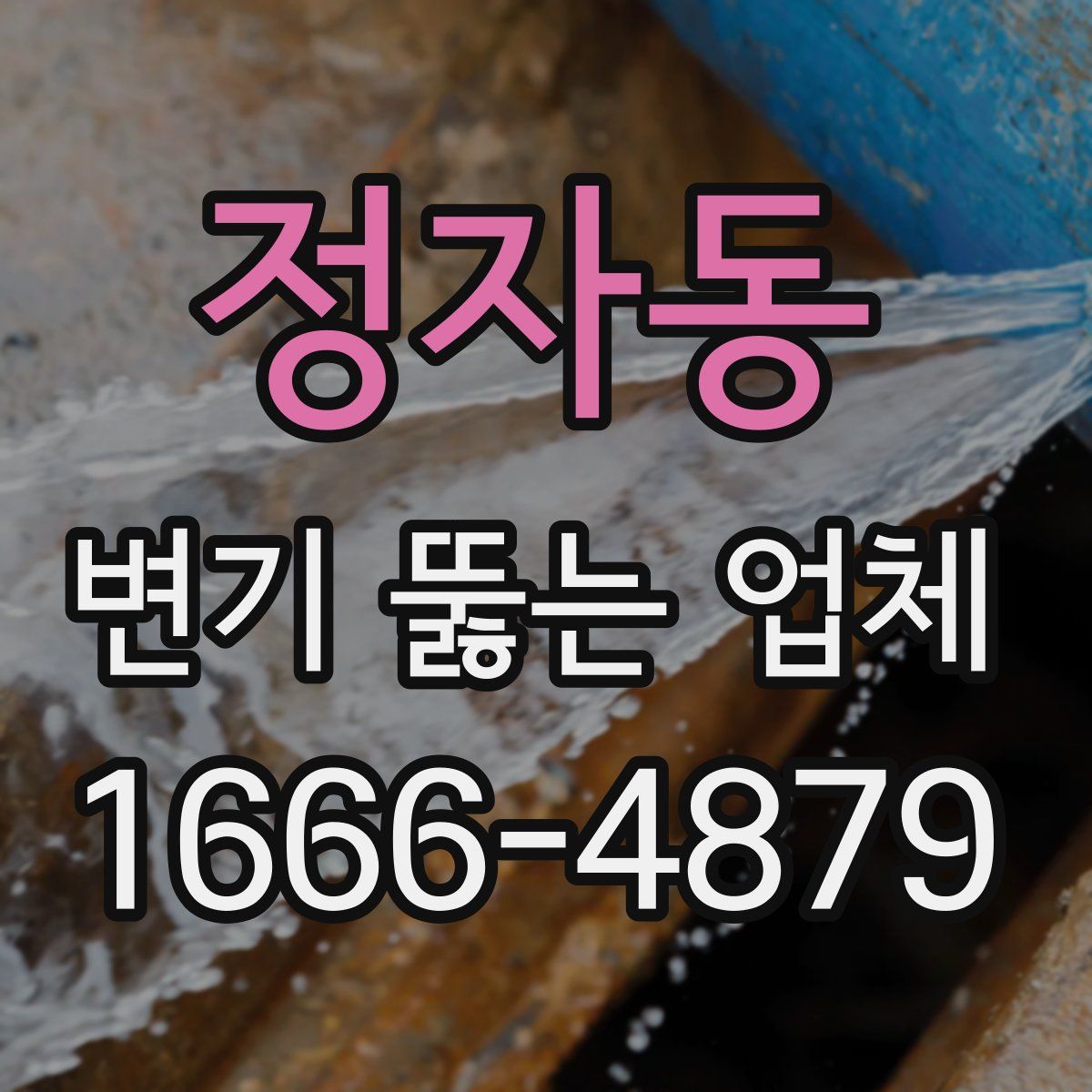 정자동 변기 뚫는 업체