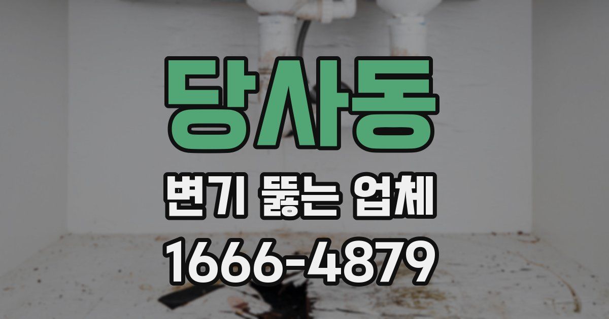 당사동 변기 뚫는 업체
