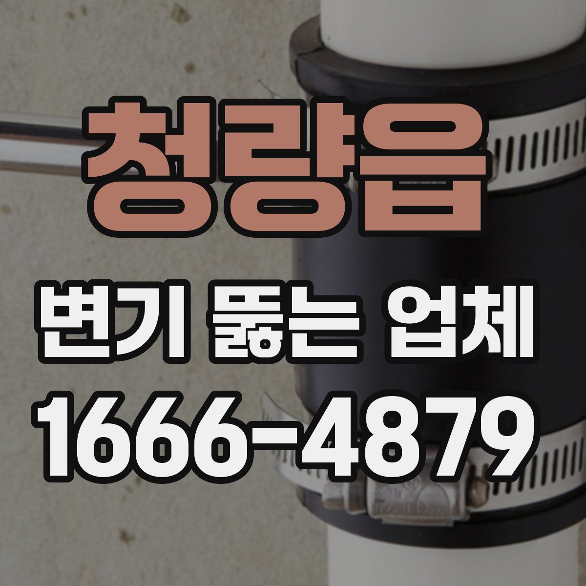 청량읍 변기 뚫는 업체