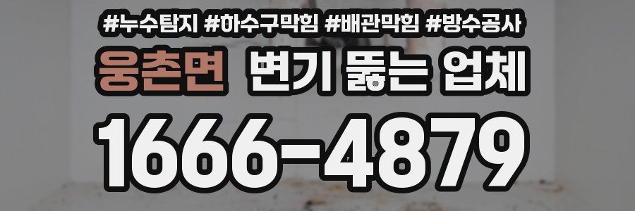 웅촌면 변기 뚫는 업체