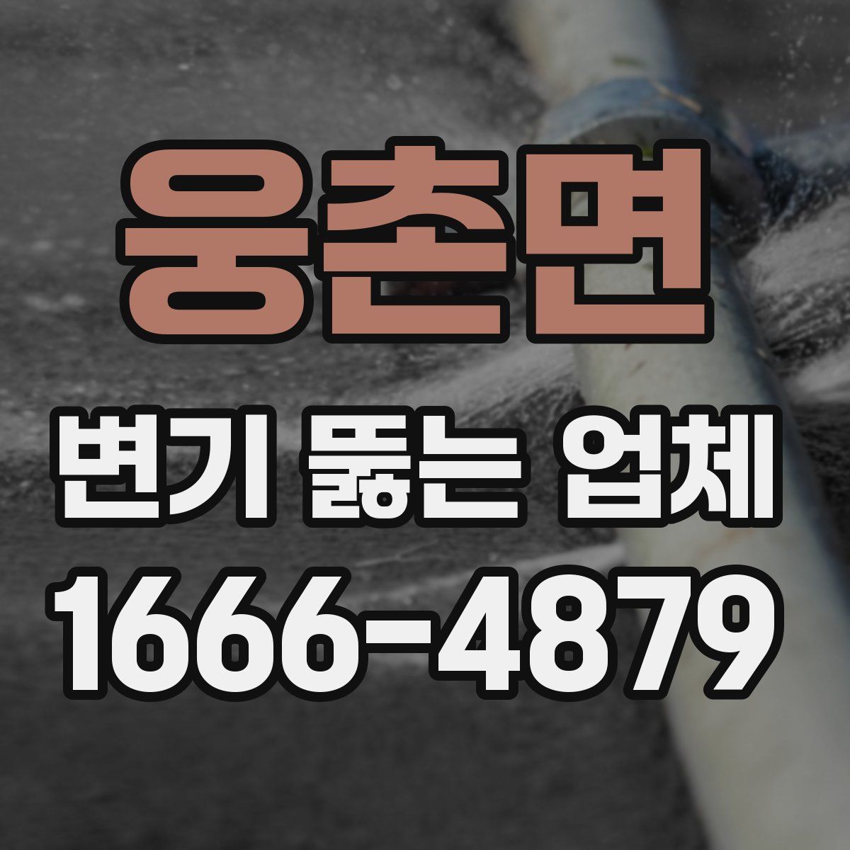 웅촌면 변기 뚫는 업체