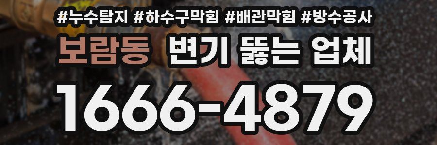 보람동 변기 뚫는 업체