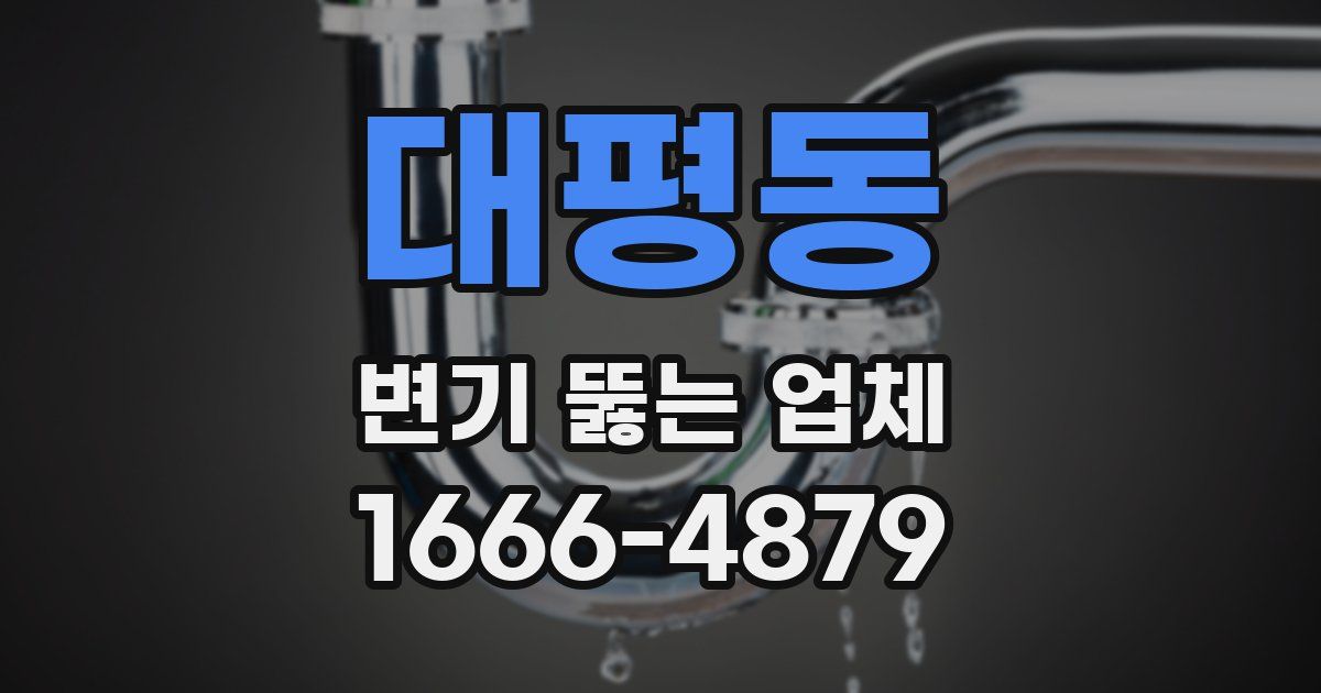 대평동 변기 뚫는 업체