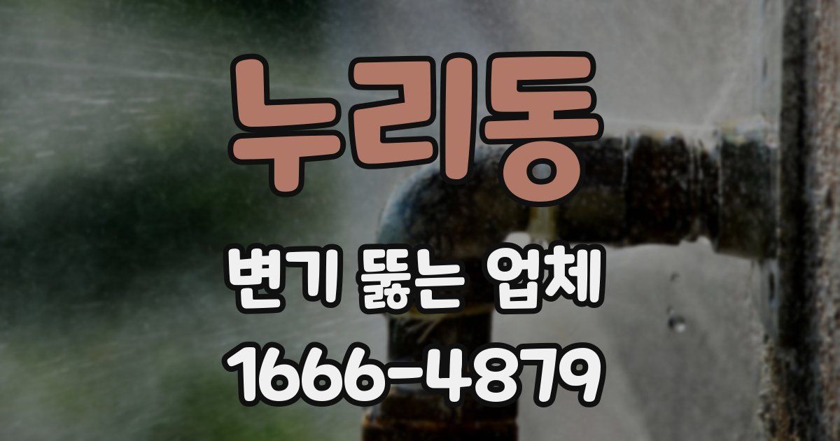 누리동 변기 뚫는 업체