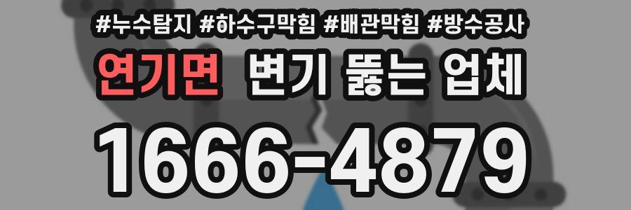 연기면 변기 뚫는 업체
