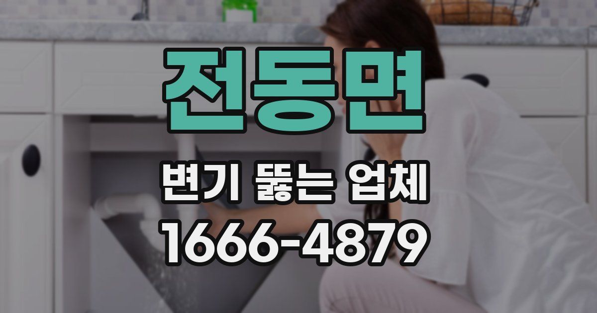전동면 변기 뚫는 업체