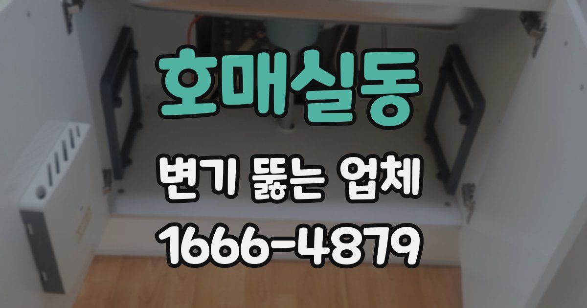 호매실동 변기 뚫는 업체